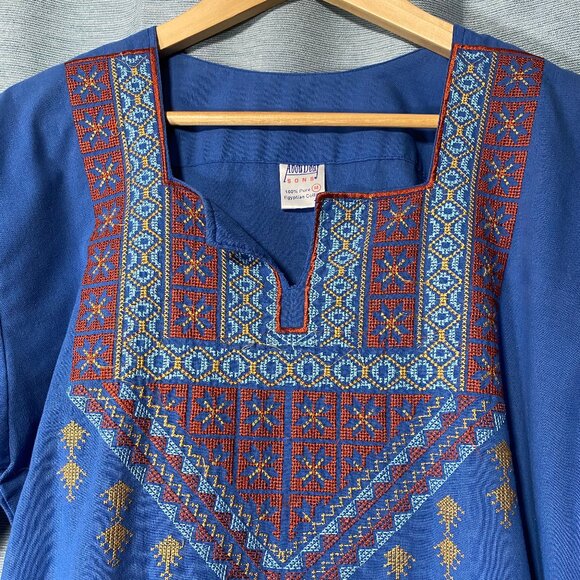 100% Pure Egyptian Cotton Egyptian Dress	Medium - Picture 2 of 6